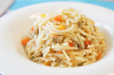 赤ちゃんツナパスタ画像