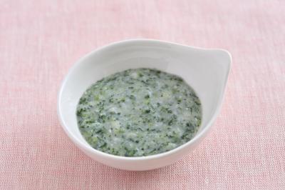 チンゲンサイしらすうどんがゆ画像