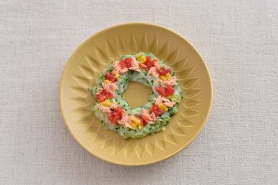 鮭と野菜のマッシュポテトリース画像