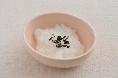 ５倍がゆ（海苔のせ）画像